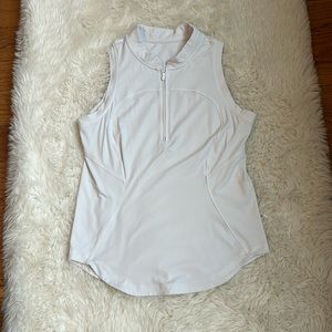 Lululemon Front-Zip Mock-Neck Tennis Tank Top